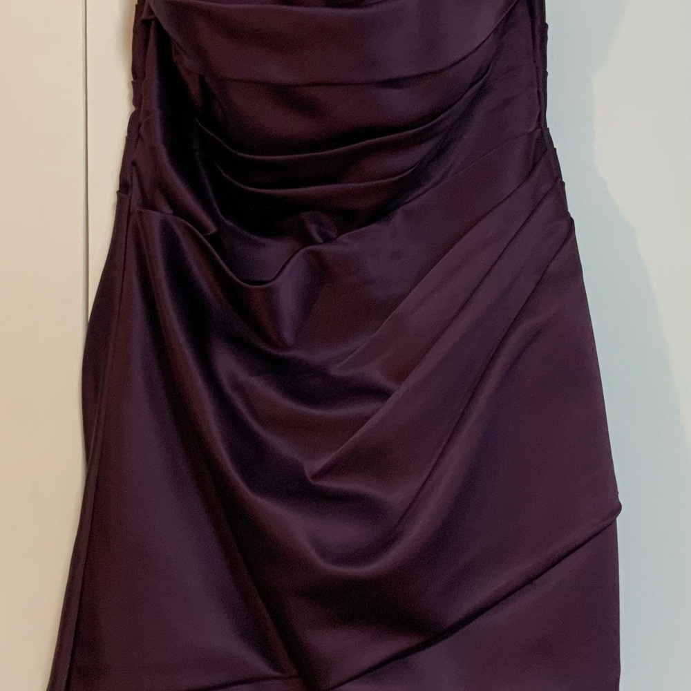 David's Bridal Rich Purple Gown - Size 10 - great condition